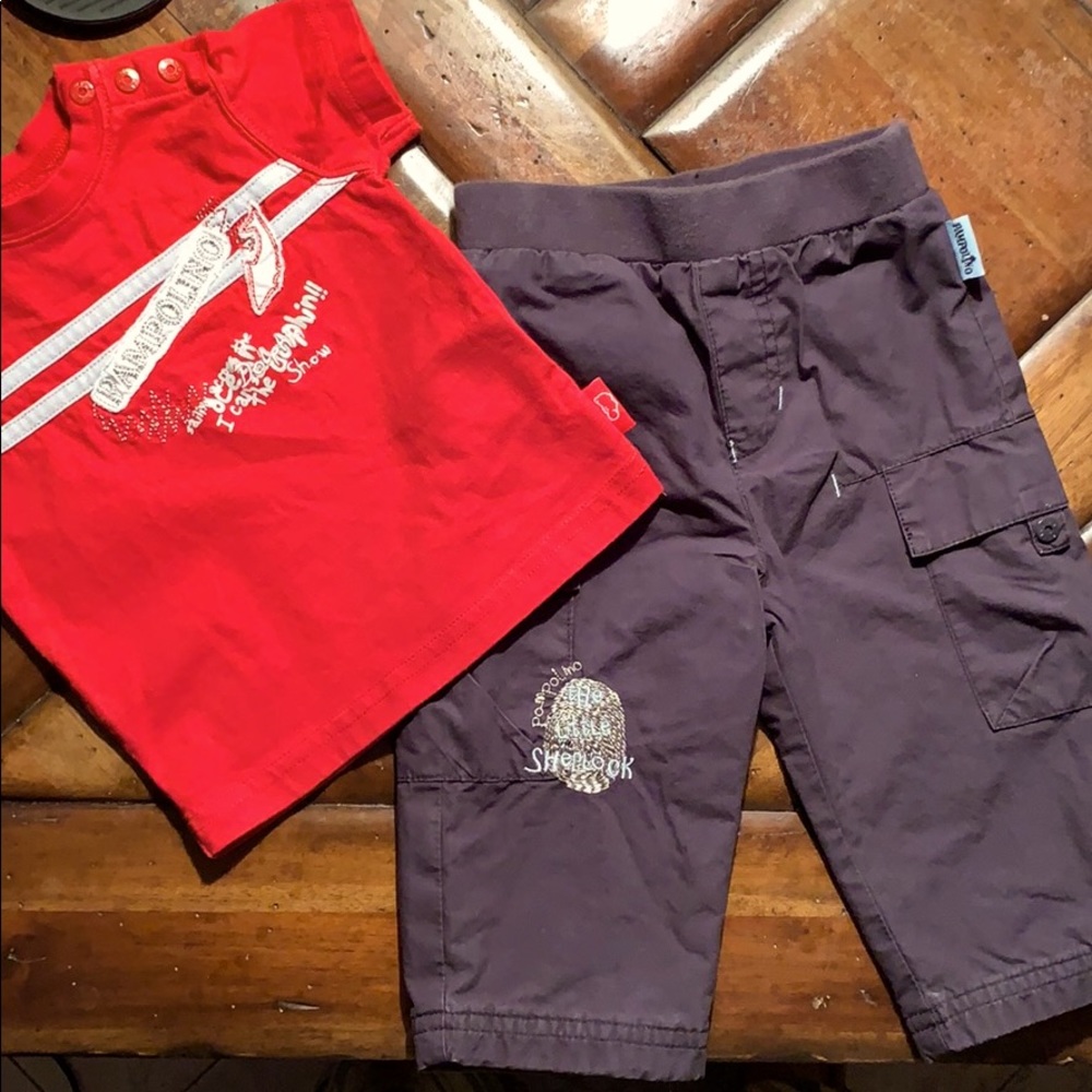 Boys outfit 9-12 months pampolino
